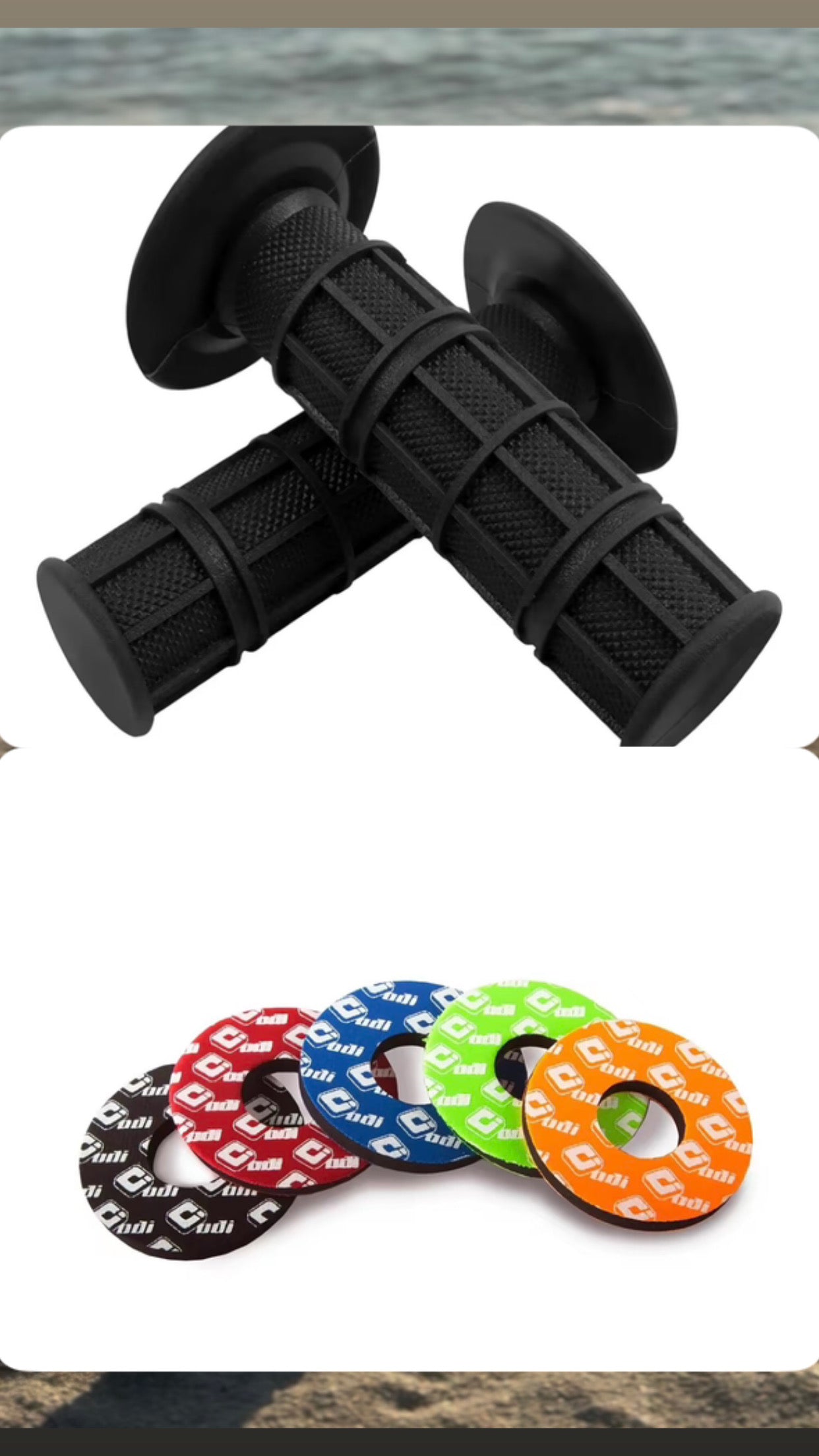 Grips and donut combo