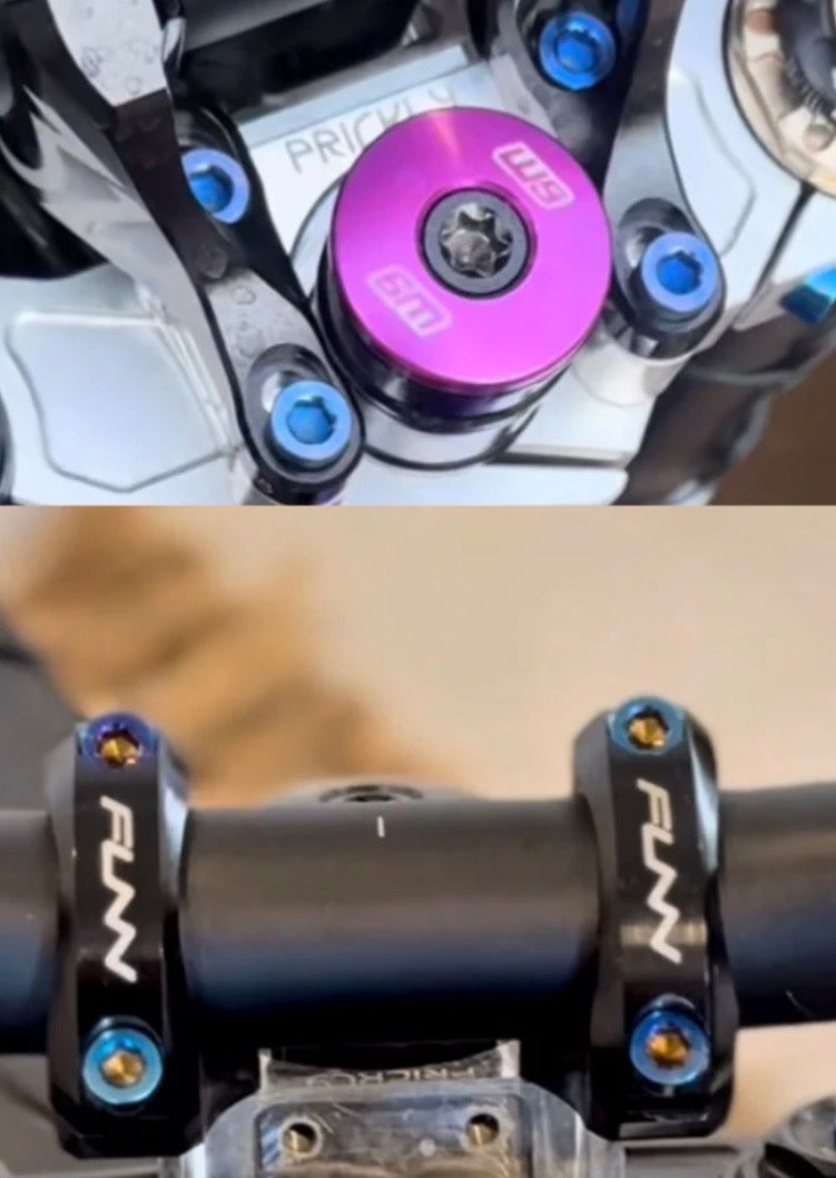 Titanium funn direct mount bolts